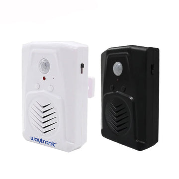 Mini PIR Motion Sensor Activated Sound Player – Audio Downloadable Voice Reminder & Loudspeaker for Safety & Paranormal Use