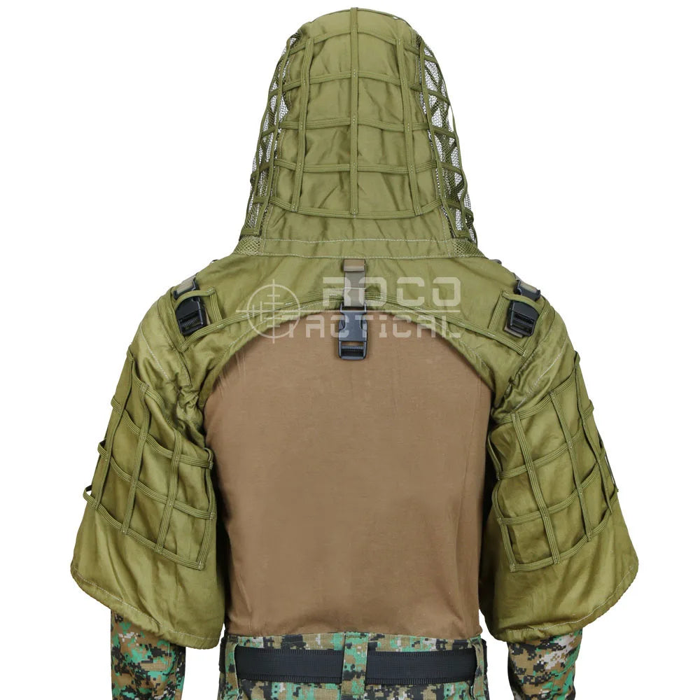 Tactical Ghillie Suit Hoodie – Lightweight Camouflage Sniper Jacket for Airsoft, Hunting & Ghost Recon