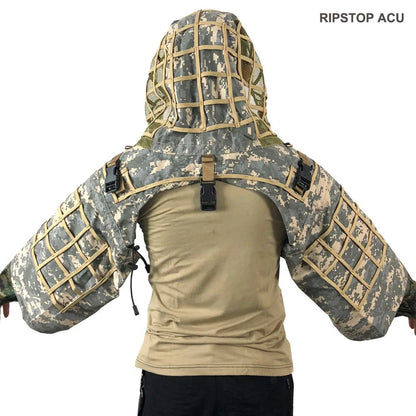 Tactical Ghillie Suit Hoodie – Lightweight Camouflage Sniper Jacket for Airsoft, Hunting & Ghost Recon