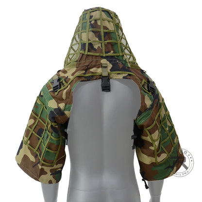 Tactical Ghillie Suit Hoodie – Lightweight Camouflage Sniper Jacket for Airsoft, Hunting & Ghost Recon