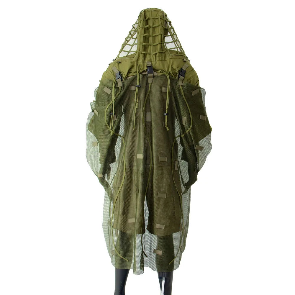 Tactical Ghillie Suit Hoodie – Lightweight Camouflage Sniper Jacket for Airsoft, Hunting & Ghost Recon