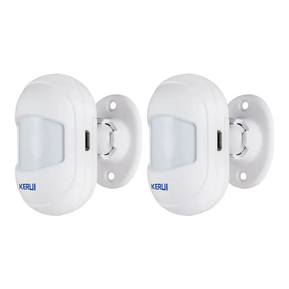 KERUI HW10 Wireless PIR Motion Detector – Mini Infrared Alarm Sensor with Magnetic Swivel Base for Home Security System