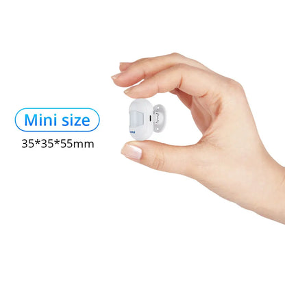 KERUI HW10 Wireless PIR Motion Detector – Mini Infrared Alarm Sensor with Magnetic Swivel Base for Home Security System