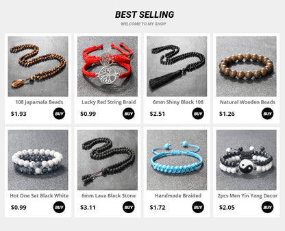 Natural Black Lava Stone Beaded Bracelet – Essential Oil Diffuser Charm Jewelry for Men & Women