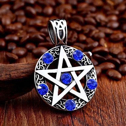 Pentagram Necklace – Supernatural Five-Pointed Star Pendant Gothic Jewelry for Men & Women