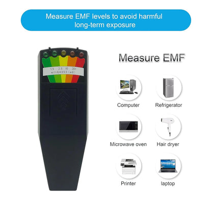 Ghost Hunting EMF Kit – 5 LED EMF Meter + 4 Motion Light Balls