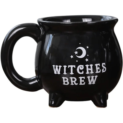Witch Brew Ceramic Coffee Mug – Halloween Gothic Witchy Cup Gift
