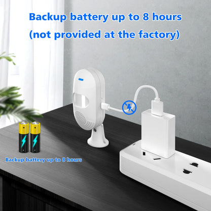WiFi PIR Motion Sensor Alarm – Smart Sound & Light Detector with TUYA App Control