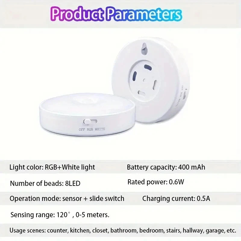 Rechargeable LED Motion Sensor Light – Ghost Hunting & Paranormal Investigation Tool