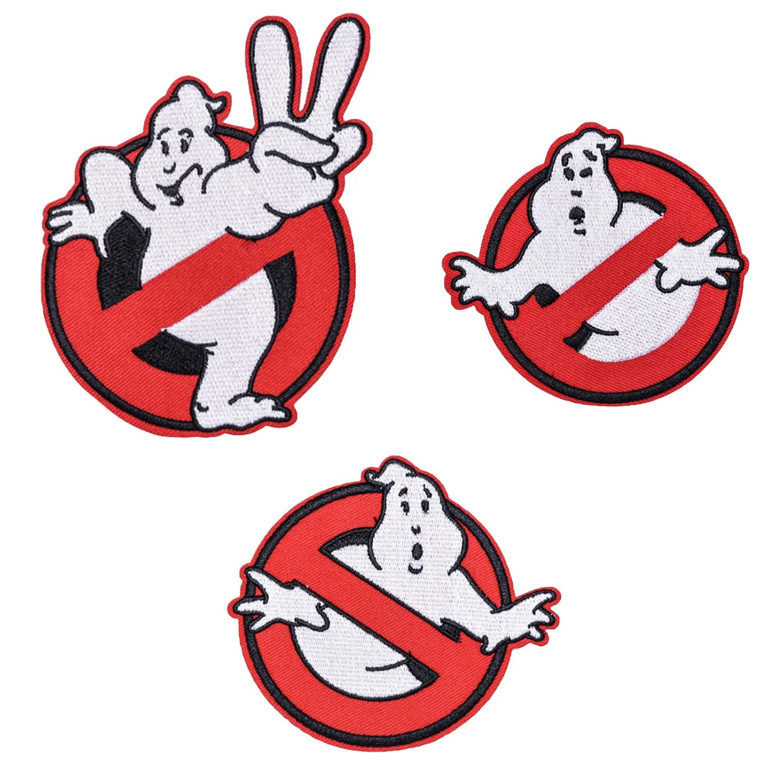 Ghostbusters Embroidered Iron-On Patch – Horror Movie Punk Badge for Jackets, Backpacks & Clothes