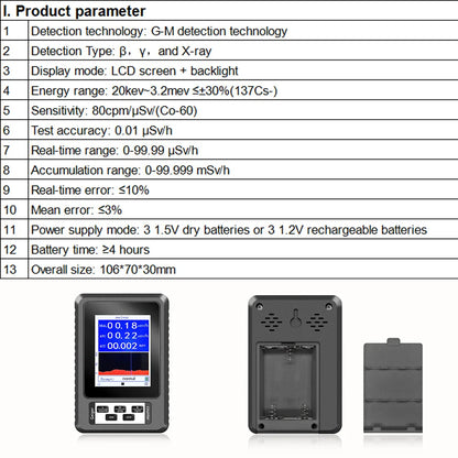 Geiger Counter Radiation Detector – Paranormal Energy & Ghost Hunting Tool