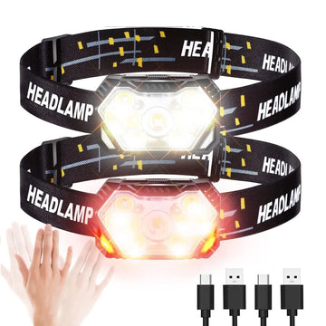 9 LED Strong Light Headlamp – Motion Sensor Headlight for Ghost Hunting & Paranormal Investigations