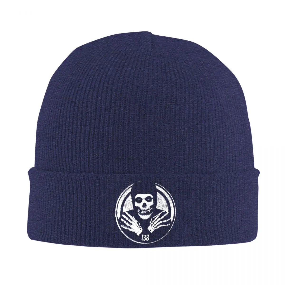 Crimson Ghost Beanie – Misfits Knit Skull Cap Winter Hat for Men & Women | Warm Gothic Streetwear Gift