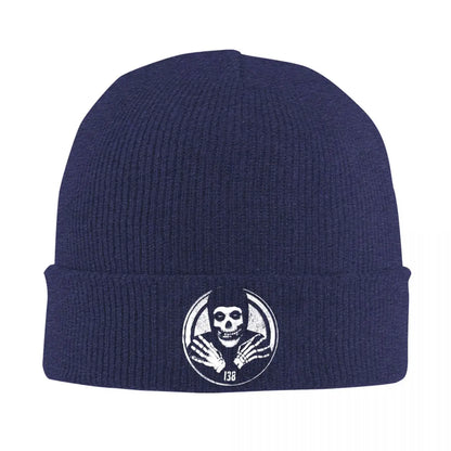 Crimson Ghost Beanie – Misfits Knit Skull Cap Winter Hat for Men & Women | Warm Gothic Streetwear Gift