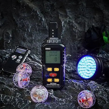 Geisterjagd-Set – EMF-Messgerät, EVP-Rekorder, Spirit Box & UV-Taschenlampe für paranormale Untersuchungen