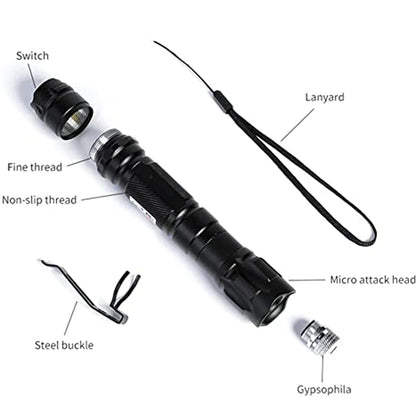 Mini 2-in-1 Laser Pointer & LED Flashlight – Ghost Hunting Trigger Tool & Pet Toy