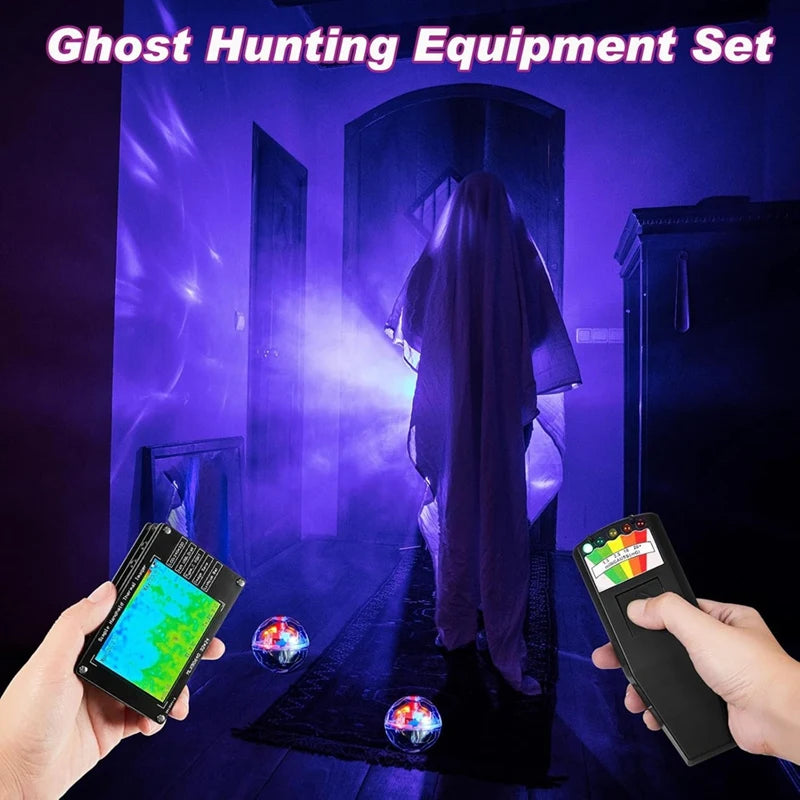 Ghost Hunting Equipment Kit – Infrared Thermal Imager & EMF Magnetic Field Detector for Paranormal Investigations