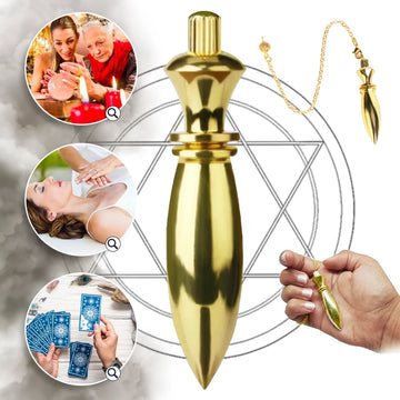 Brass Metal Pendulum for Divination & Dowsing – CSJA Fortune-Telling Tool