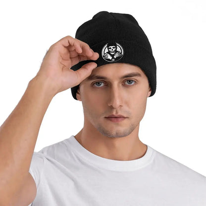 Crimson Ghost Beanie – Misfits Knit Skull Cap Winter Hat for Men & Women | Warm Gothic Streetwear Gift