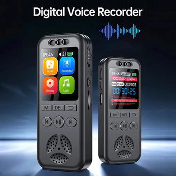 Digital Voice Recorder SU7 | Voice-Activated Audio Recorder with Noise Reduction, MP3 Playback & 560 Hours Recording Capacity
