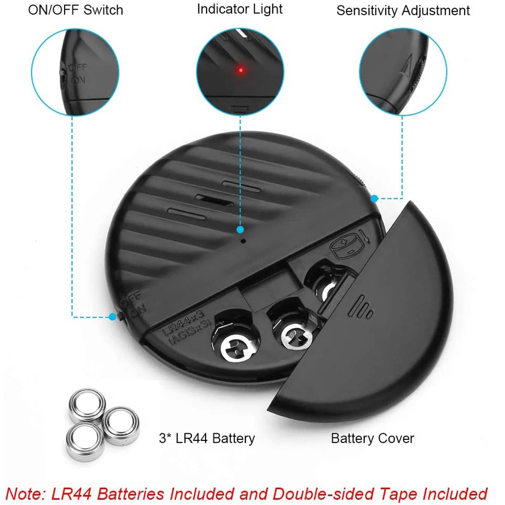 Vibration Alarm Sensor – Detect Paranormal Knocks & Spirit Activity