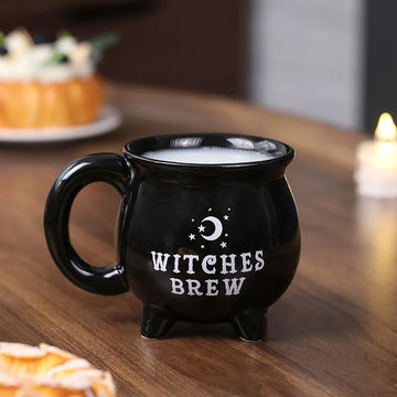 Witch Brew Ceramic Coffee Mug – Halloween Gothic Witchy Cup Gift