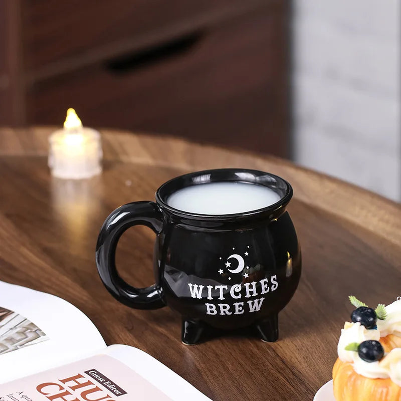 Witch Brew Ceramic Coffee Mug – Halloween Gothic Witchy Cup Gift