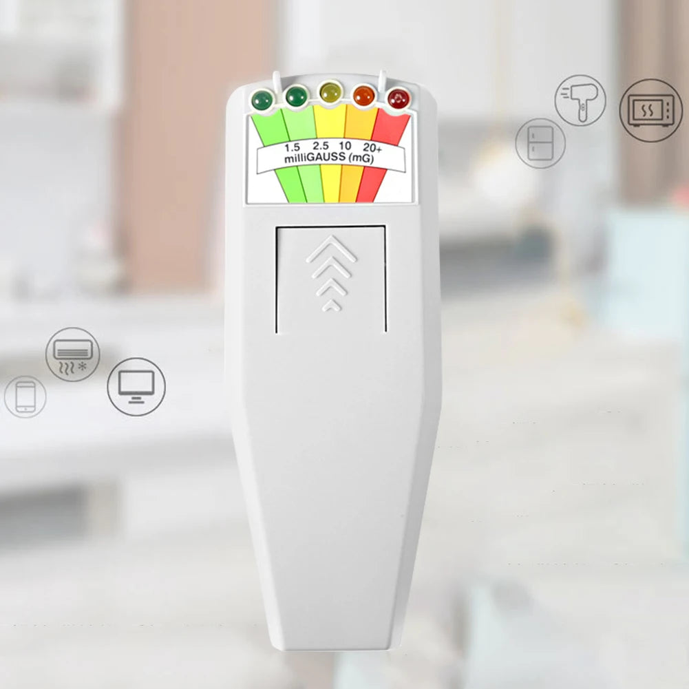 K2 EMF Meter – Handheld Electromagnetic Field Gauss Meter with 5-LED Indicator for Ghost Hunting &amp; EMF Detection