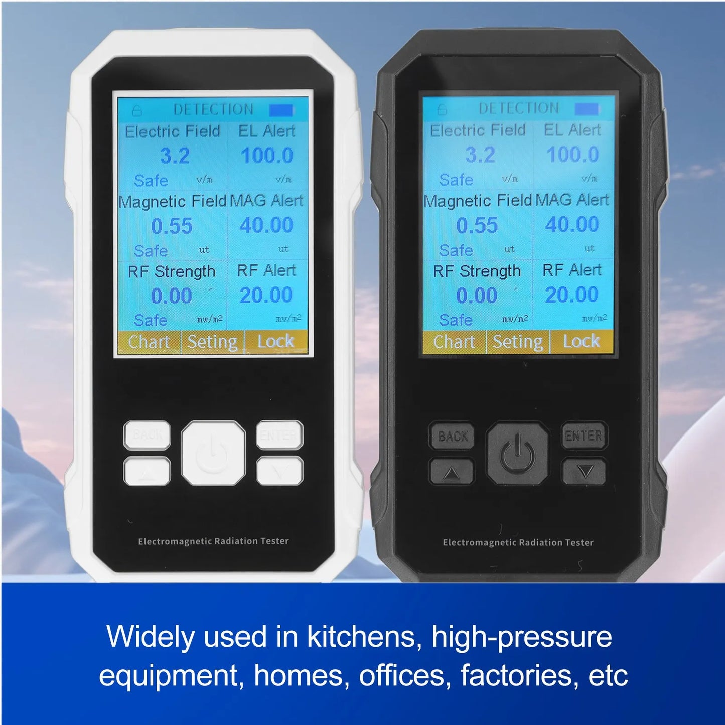High Accuracy EMF Meter – Electromagnetic Field Radiation Detector for Ghost Hunting & Home Safety