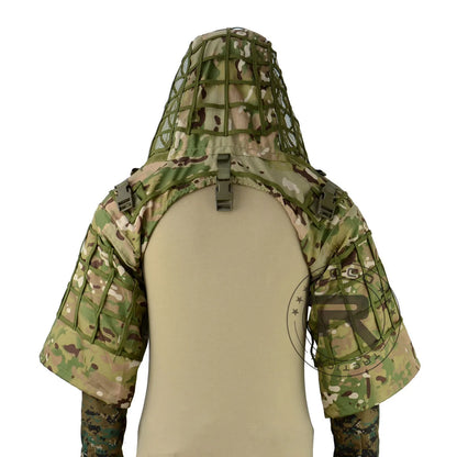 Tactical Ghillie Suit Hoodie – Lightweight Camouflage Sniper Jacket for Airsoft, Hunting & Ghost Recon