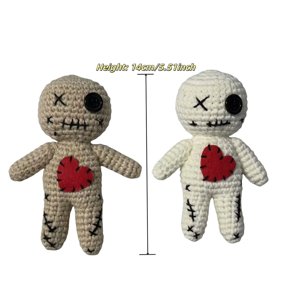 Creepy Voodoo Dolls – Haunted Witchcraft Props for Ghost Hunting & Horror Decor
