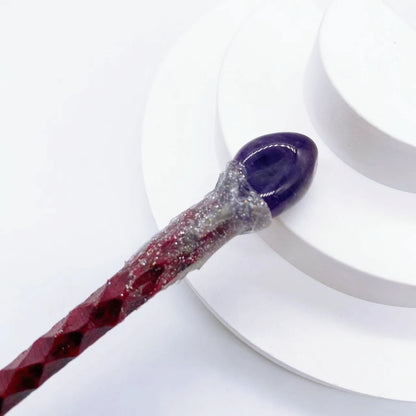 19cm Rose Quartz Crystal Wand – Witchcraft, Reiki Healing & Spiritual Energy Tool