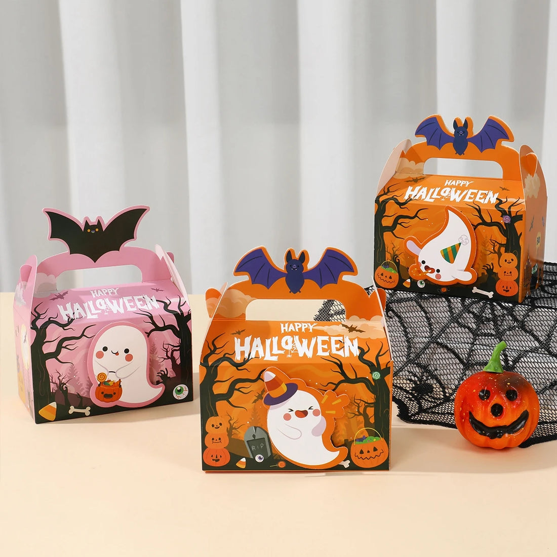 Halloween Ghost Candy Boxes – DIY Paper Packaging for Trick or Treat & Party Decorations