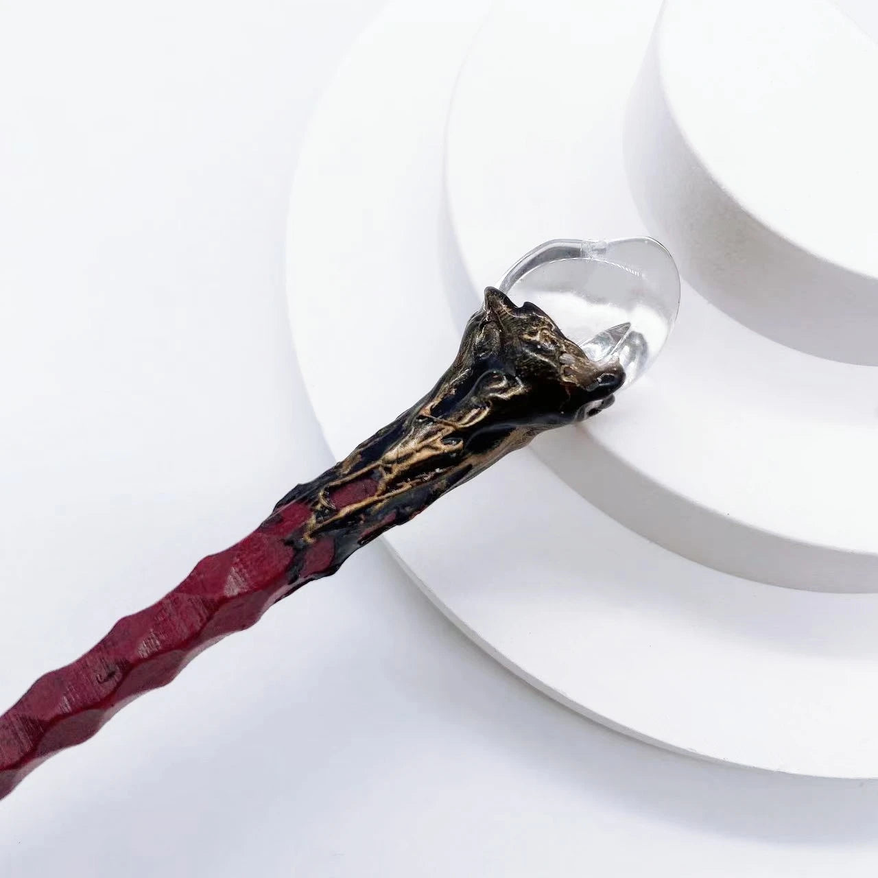 19cm Natural Crystal Wand – Amethyst, Tiger Eye, Labradorite & Red Agate