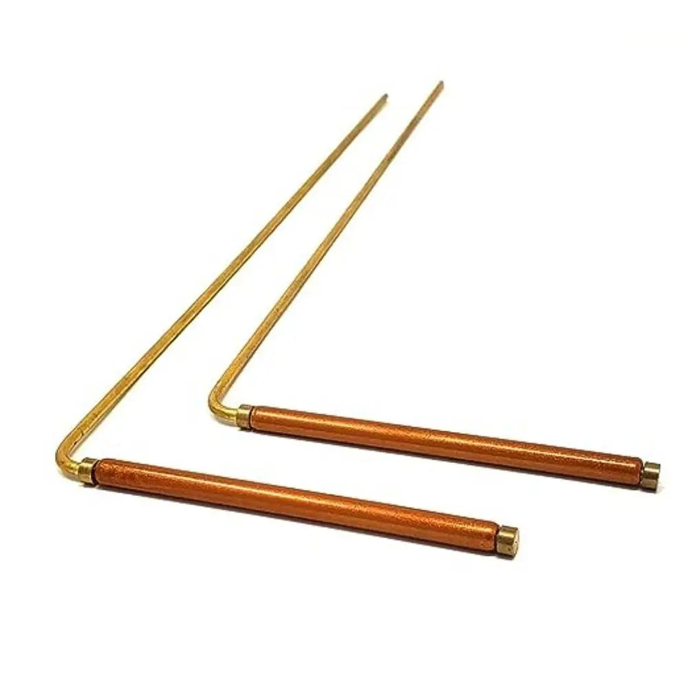 2pcs Pure Copper Dowsing Rod Ghost Hunting Equipment, Divining Rods, Portable Tool, Water Divining Witching, Energy Healing