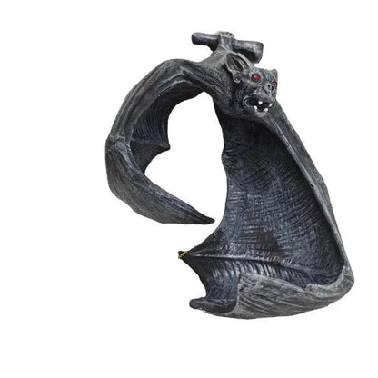 Bat Wall Tealight Holder – Haunted Candle Statue for Ghost Hunters & Halloween Decor