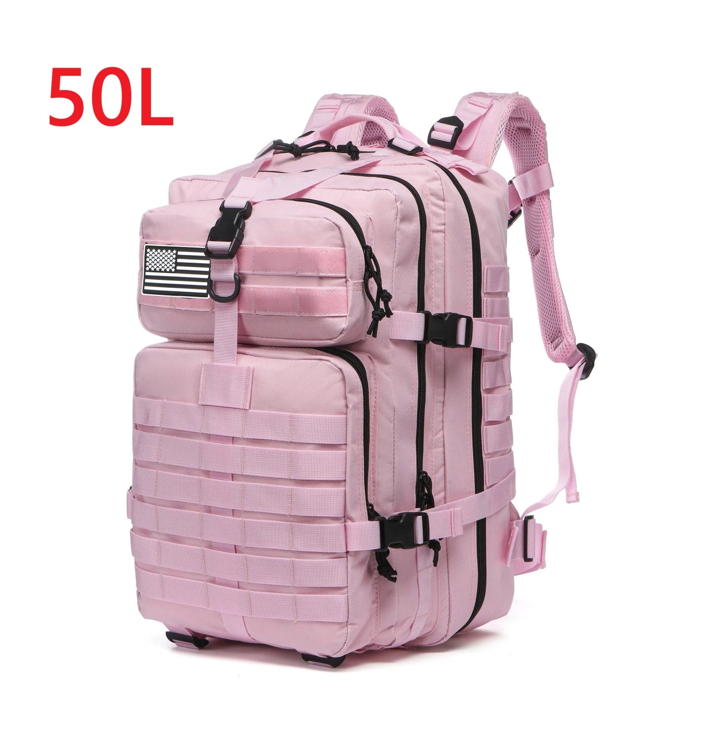 Waterproof Tactical Backpack – 25L/50L Nylon Rucksack for Hunting, Camping, Hiking & Outdoor Survival Gear