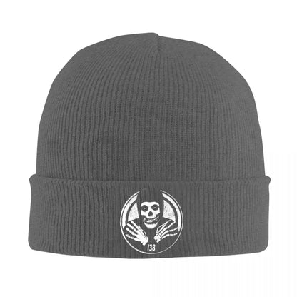 Crimson Ghost Beanie – Misfits Knit Skull Cap Winter Hat for Men & Women | Warm Gothic Streetwear Gift