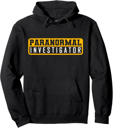 Ghost Hunting Paranormal Investigator Hoodie – Original Pullover Sweatshirt for Men & Women | Gothic Haunted Fashion Gift