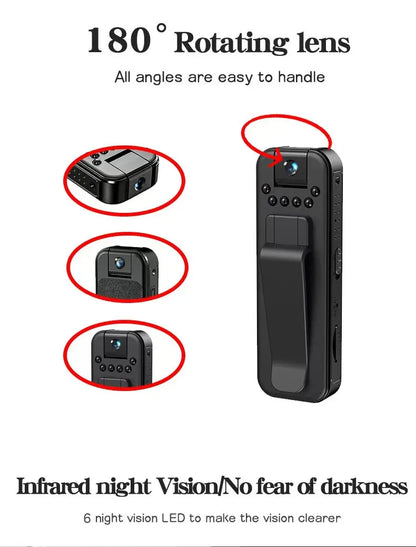 Mini HD Night Vision Camera – Portable Ghost Hunting Camcorder