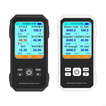 57QF Multi-Field EMF Meter – Electromagnetic Radiation Detector & RF Spectrum Analyzer for Paranormal Ghost Hunting
