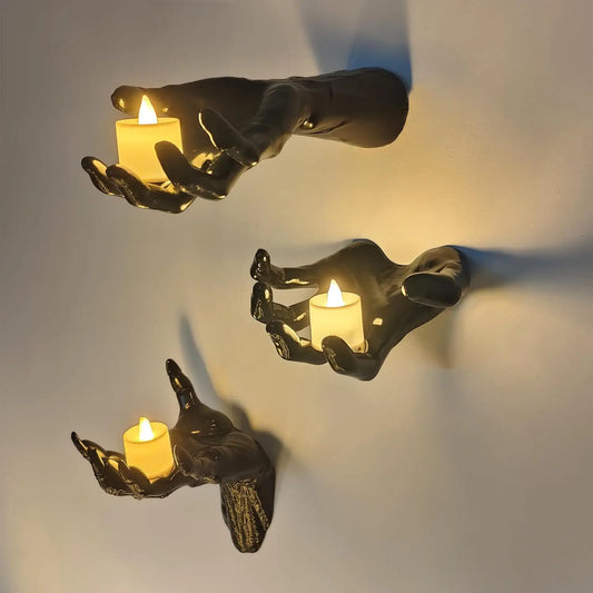 Creepy Reaching Hands – Wall Mounted Halloween Horror Decoration (Set of 3)