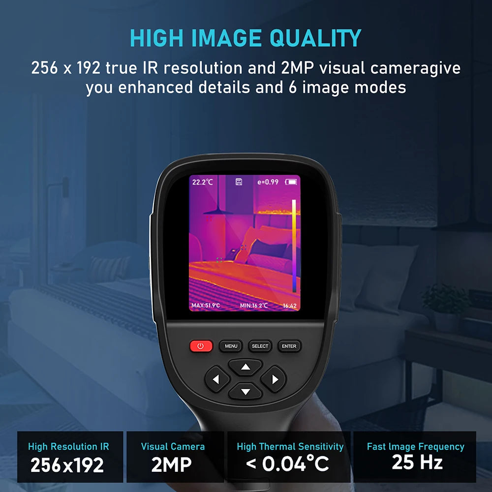 GW256 Thermal Imaging Camera – Handheld Infrared Imager for Ghost Hunting & Paranormal Investigations