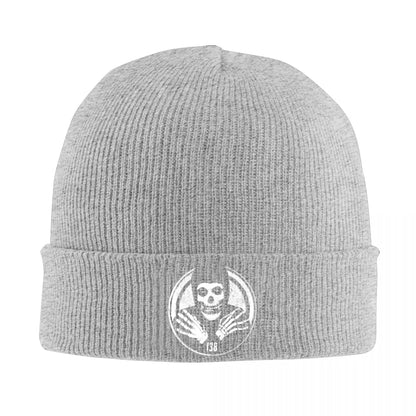 Crimson Ghost Beanie – Misfits Knit Skull Cap Winter Hat for Men & Women | Warm Gothic Streetwear Gift