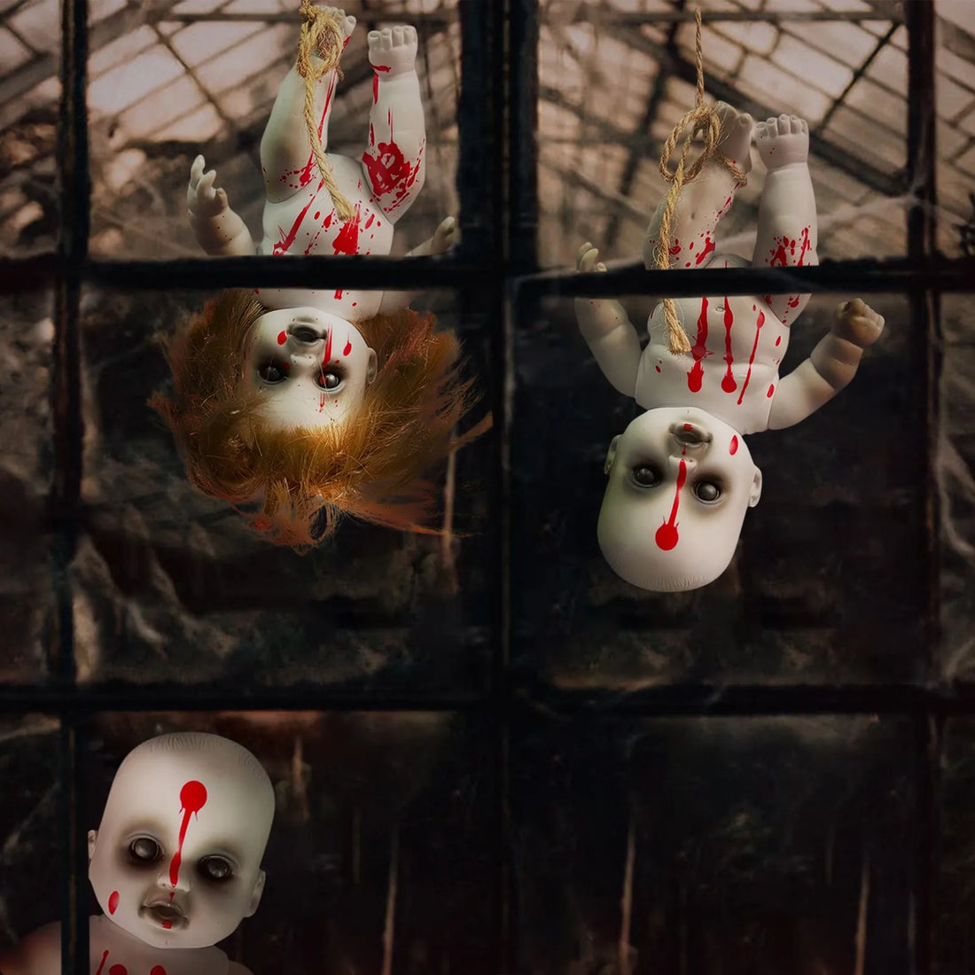 Haunted Blood Doll – Terrifying Ghost Zombie Baby for Paranormal & Horror Decor