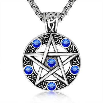 Pentagram Necklace – Supernatural Five-Pointed Star Pendant Gothic Jewelry for Men & Women