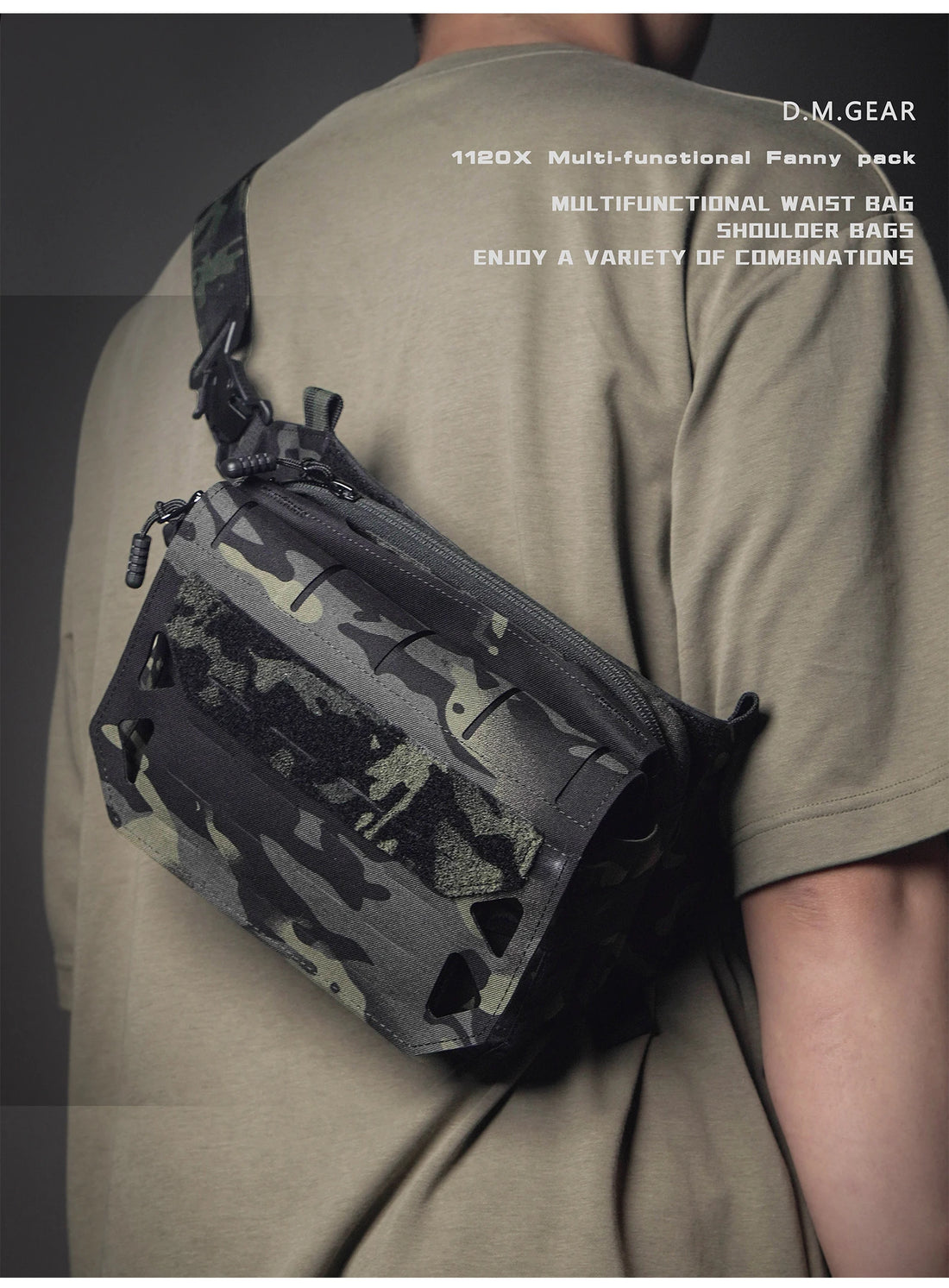 Tactical Hunting Shoulder Bag – Waterproof Molle Outdoor Equipment Pack for Men | Multifunctional Military Gear